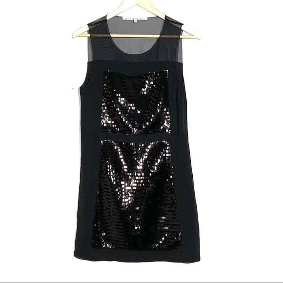 RACHEL Rachel Roy Dresses & Skirts - Rachel Roy black sequin knee length formal cocktail shift dress size 6 B105